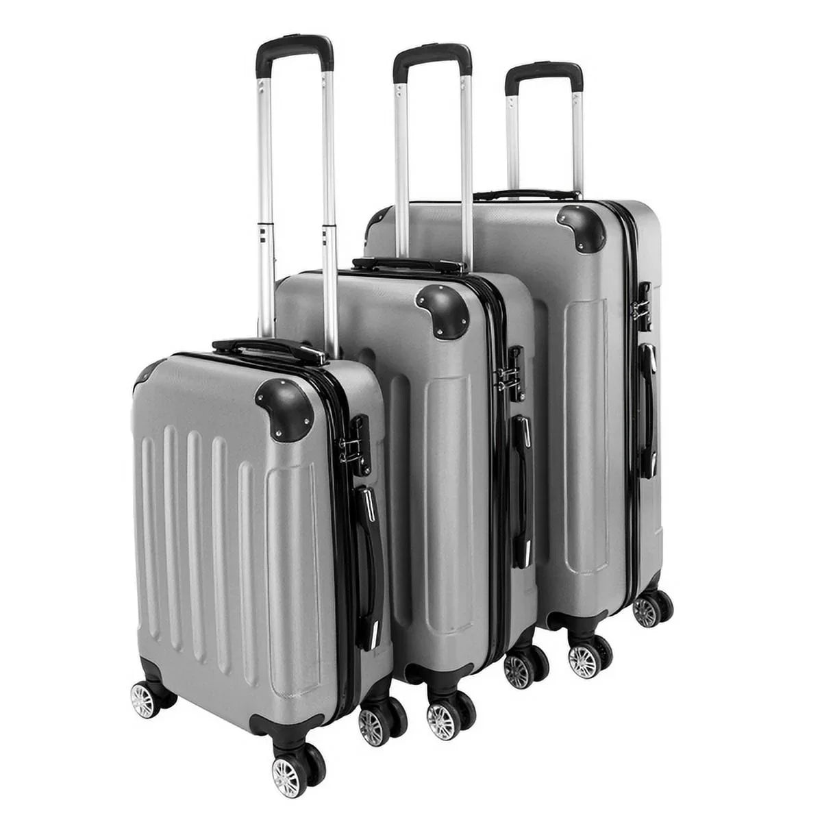 Fithood 3-in-1 Portable  Trolley Case 20" / 24" / 28" Gray