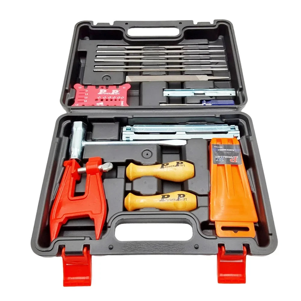 Proven Part 6-18"Chain 3687-005-0074 Bar.325.050 74Dl,Kit Files Wedge Stump Vise Scrench Bar