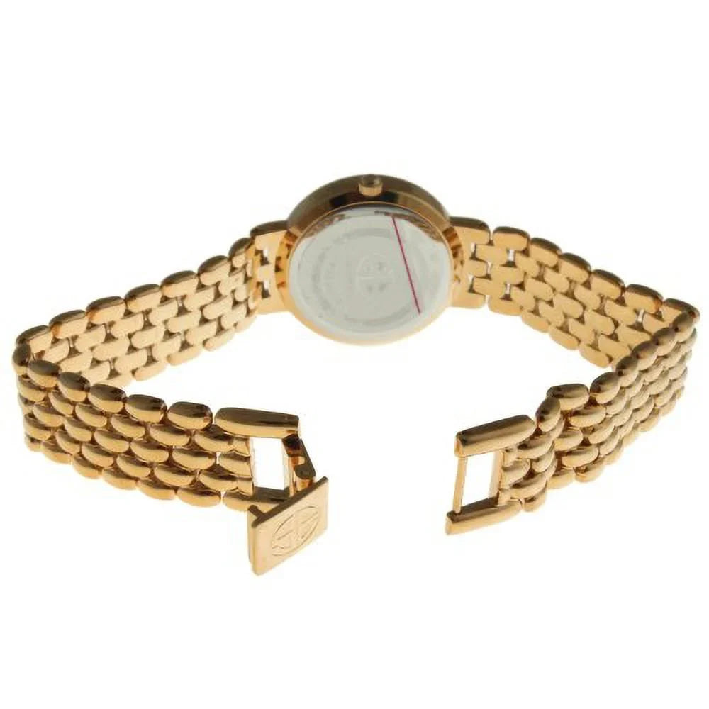 Swiss Edition SE3800-C Women's 23K Gold Plated Panther Link Bracelet Watch
