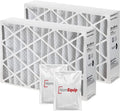 Honeywell FC100A1029 Furnace Filters, 16 x 25 x 4 Air Filter Replacement Merv 11 Filter Media with Homequip Disposal Bag (2 Pack)