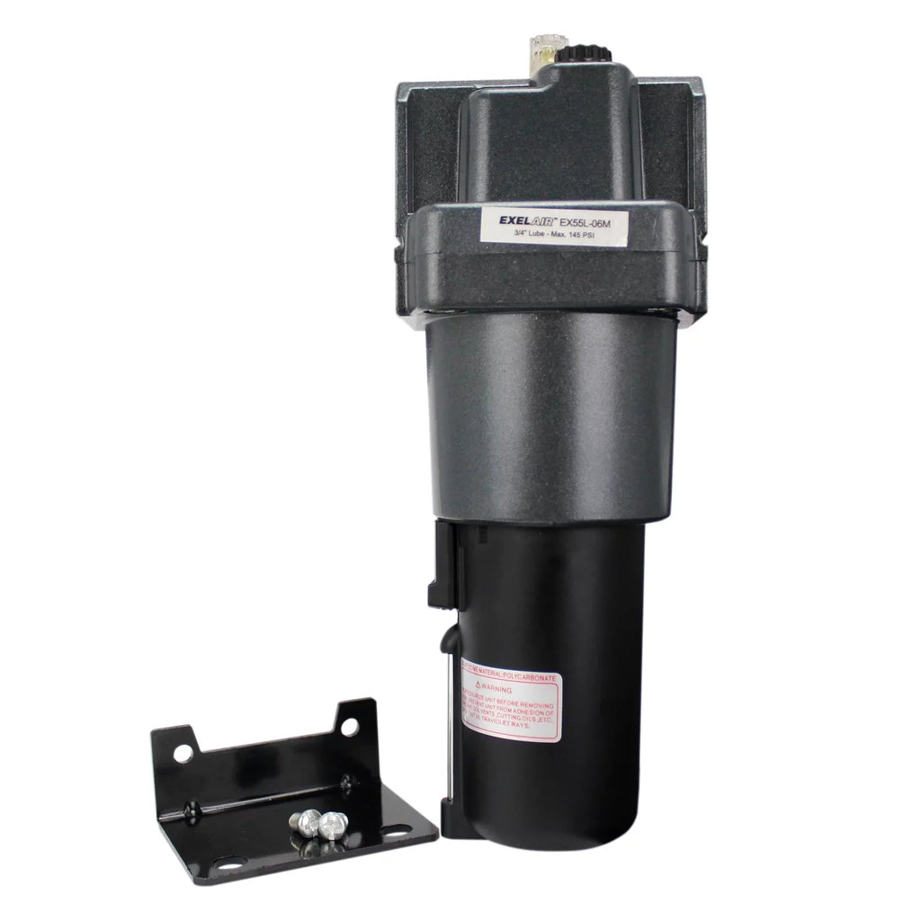 ™ by Milton  (High Flow) Air Lubricator - 3/4"  - Metal Bowl, Automatic Float (EX55L-06M)