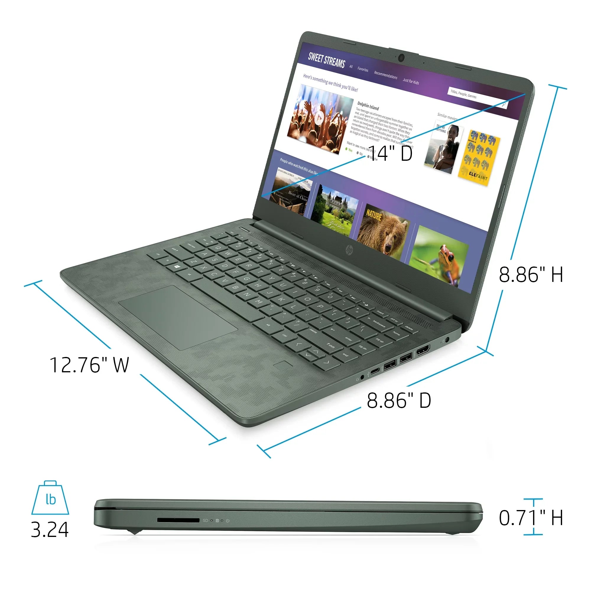 14, Intel Core i5-1035G1, 8GB , 256GB ,   Laptop