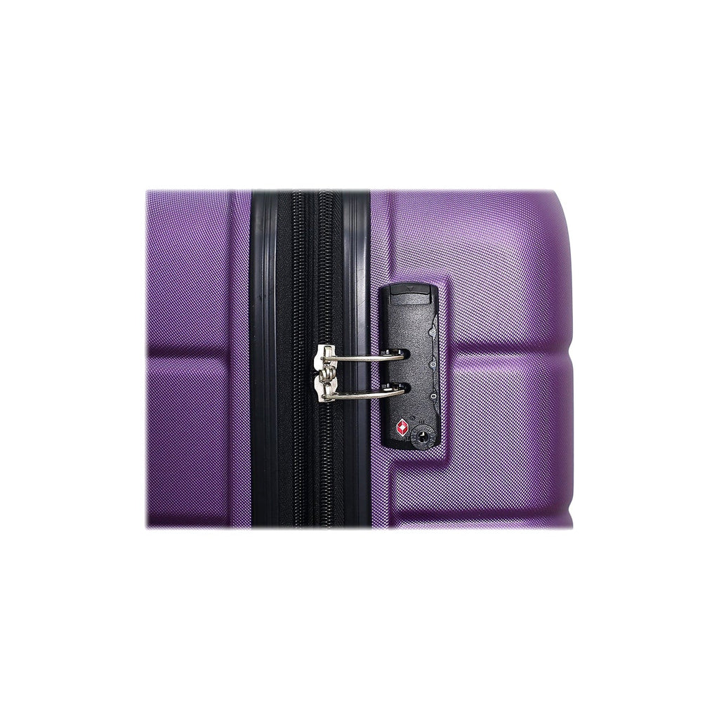 Plastic Carry-On Luggage Purple (DKROD00S-)