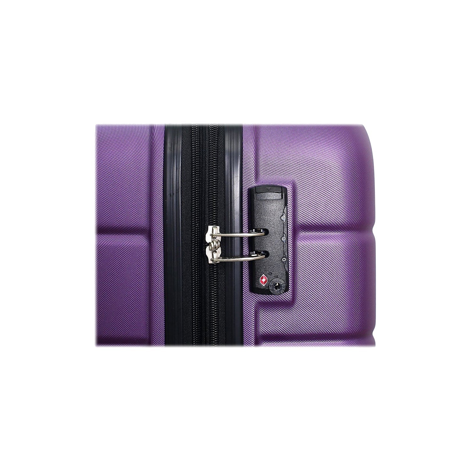 Plastic Carry-On Luggage Purple (DKROD00S-)