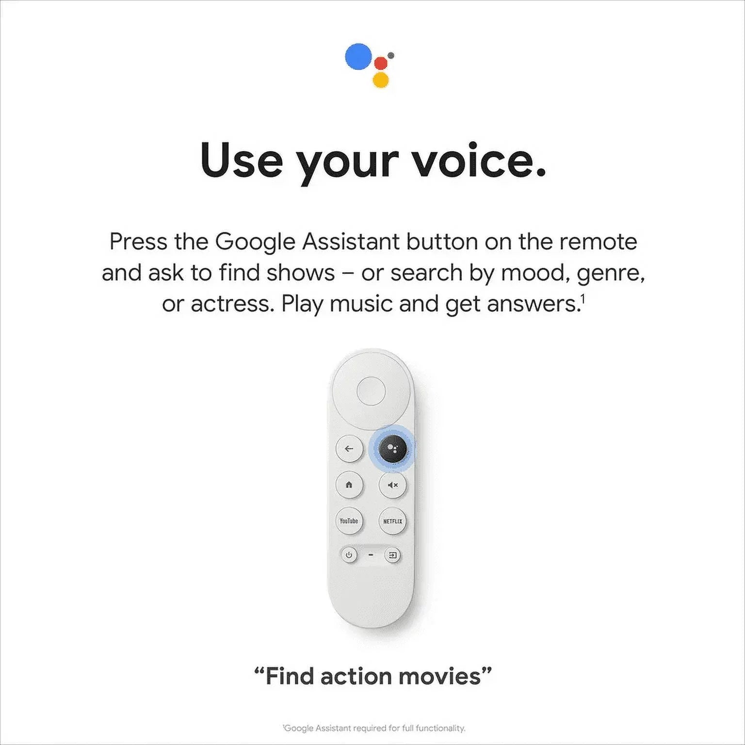 Restored Chromecast with Google  () - Streaming Device (Refurbished)