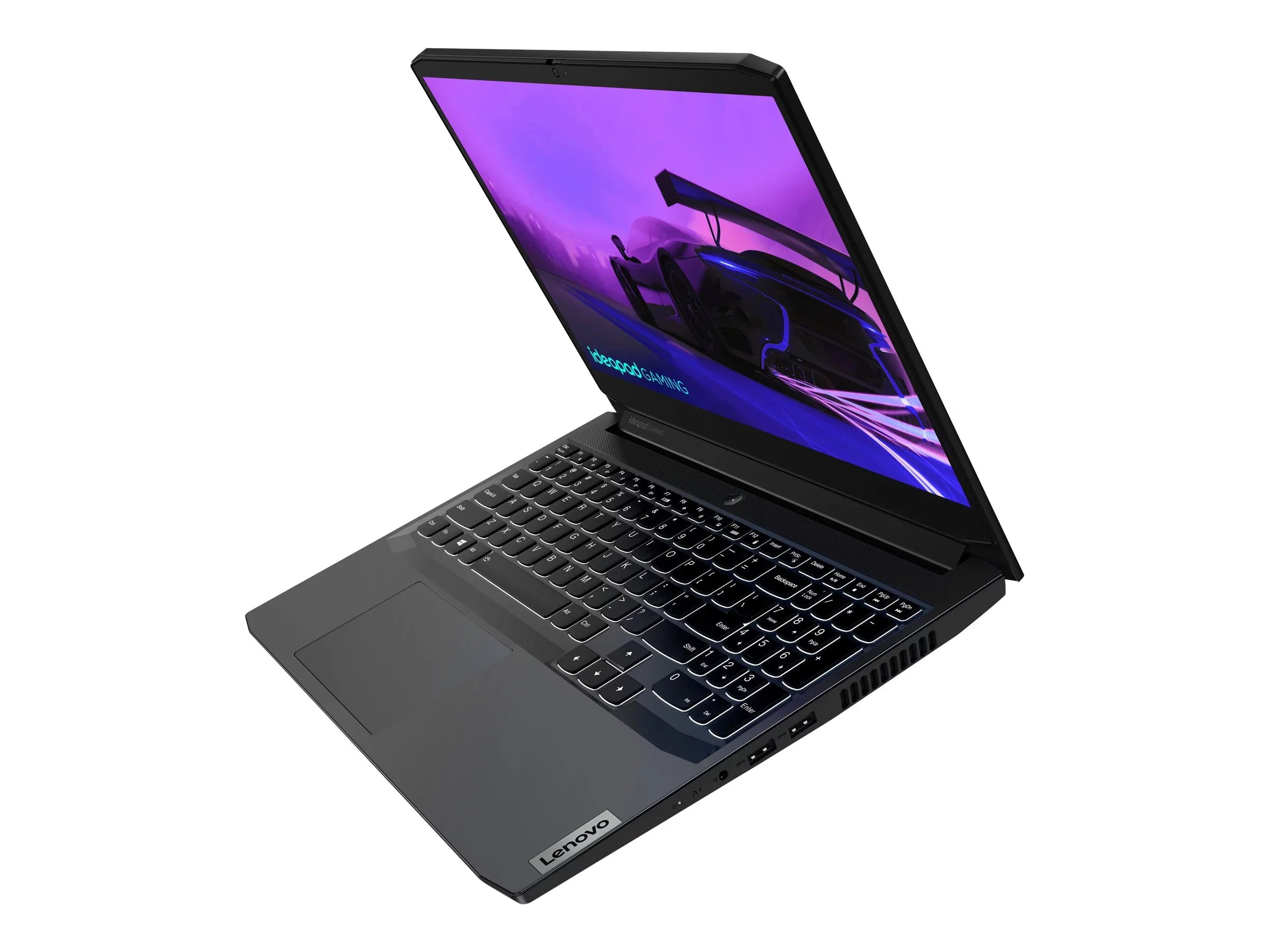 Lenovo IdeaPad Gaming 3 15ACH6 82K2 - 180-degree hinge design -  Ryzen 5 - 5600H / up to 4.2 GHz - Win 11 Home -   1650  - 8   - 512   NVMe - 15.6"  1920 x 1080 (Full ) @ 120 Hz - 802.11a/b/g/n/ac/ax - shadow black - kbd: