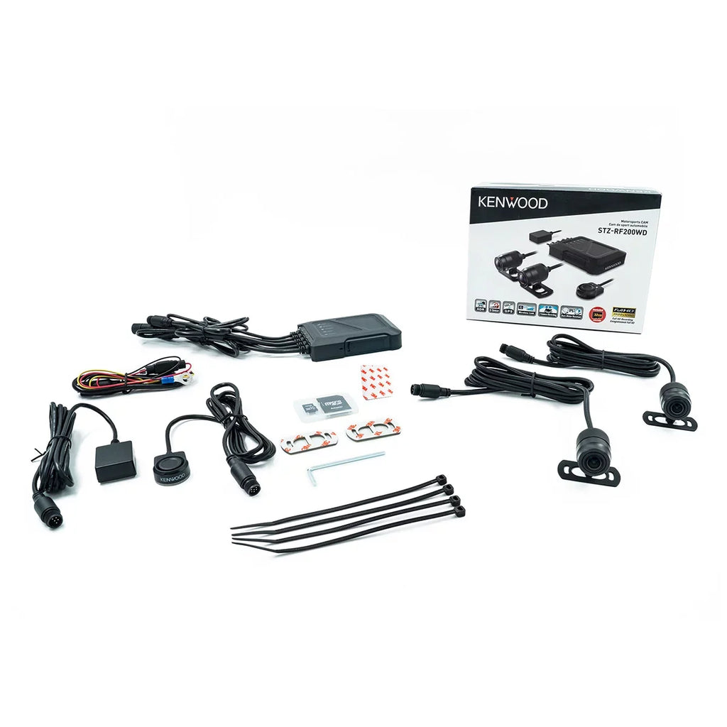 Kenwood -RF200WD Motorsports  Dash Cam with  and Rear-View Camera