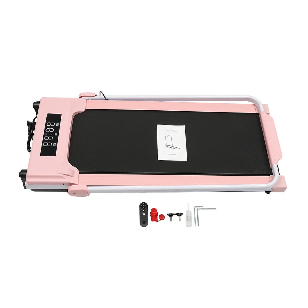 Fichiouy Folding Compact Treadmill with Remote Control  Display 220 lbs Capacity for Small Space