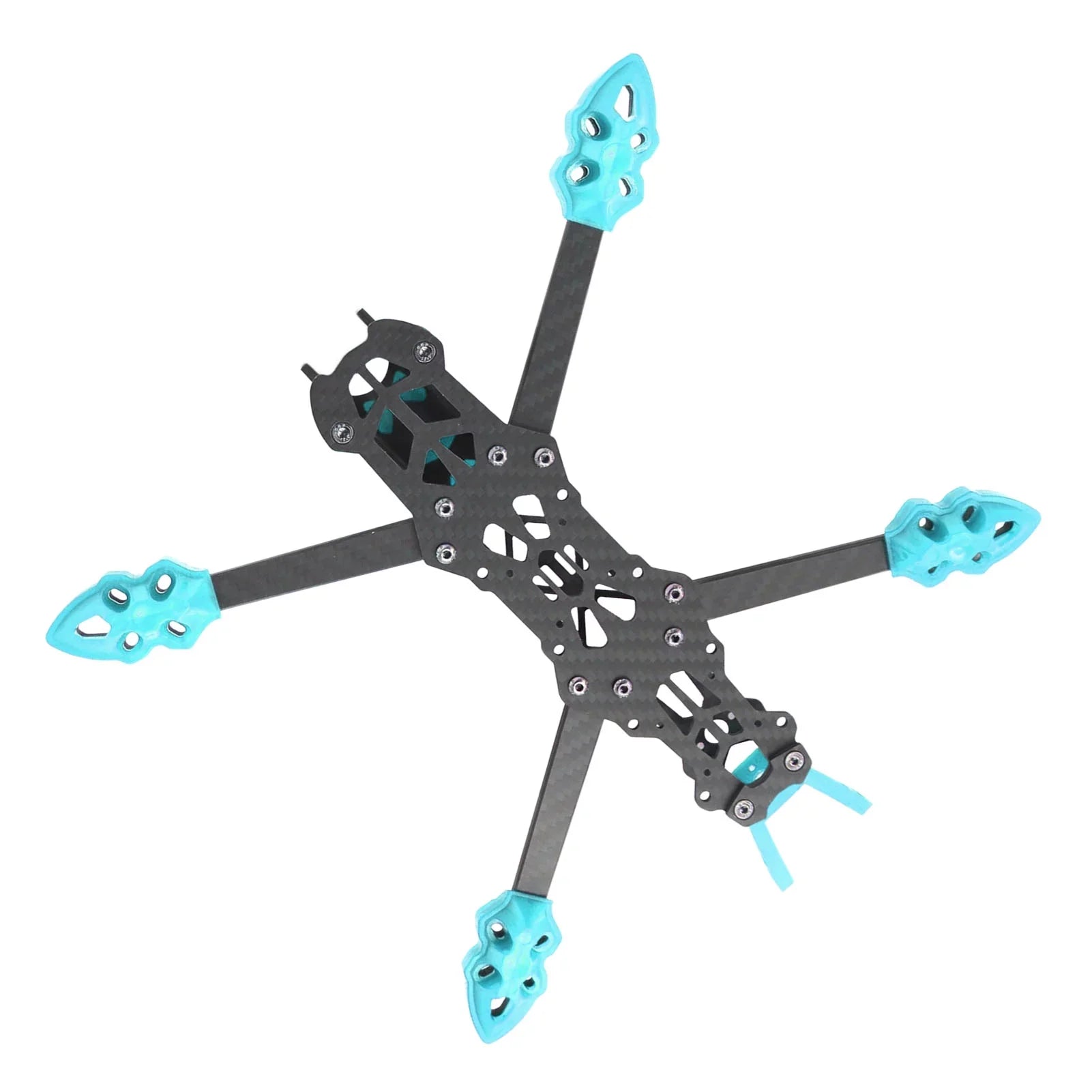 Buumin  Racing Drone Frame Professional 225mm Wheelbase Carbon Fiber Quadcopter Frame for  Drone Accessories Blue