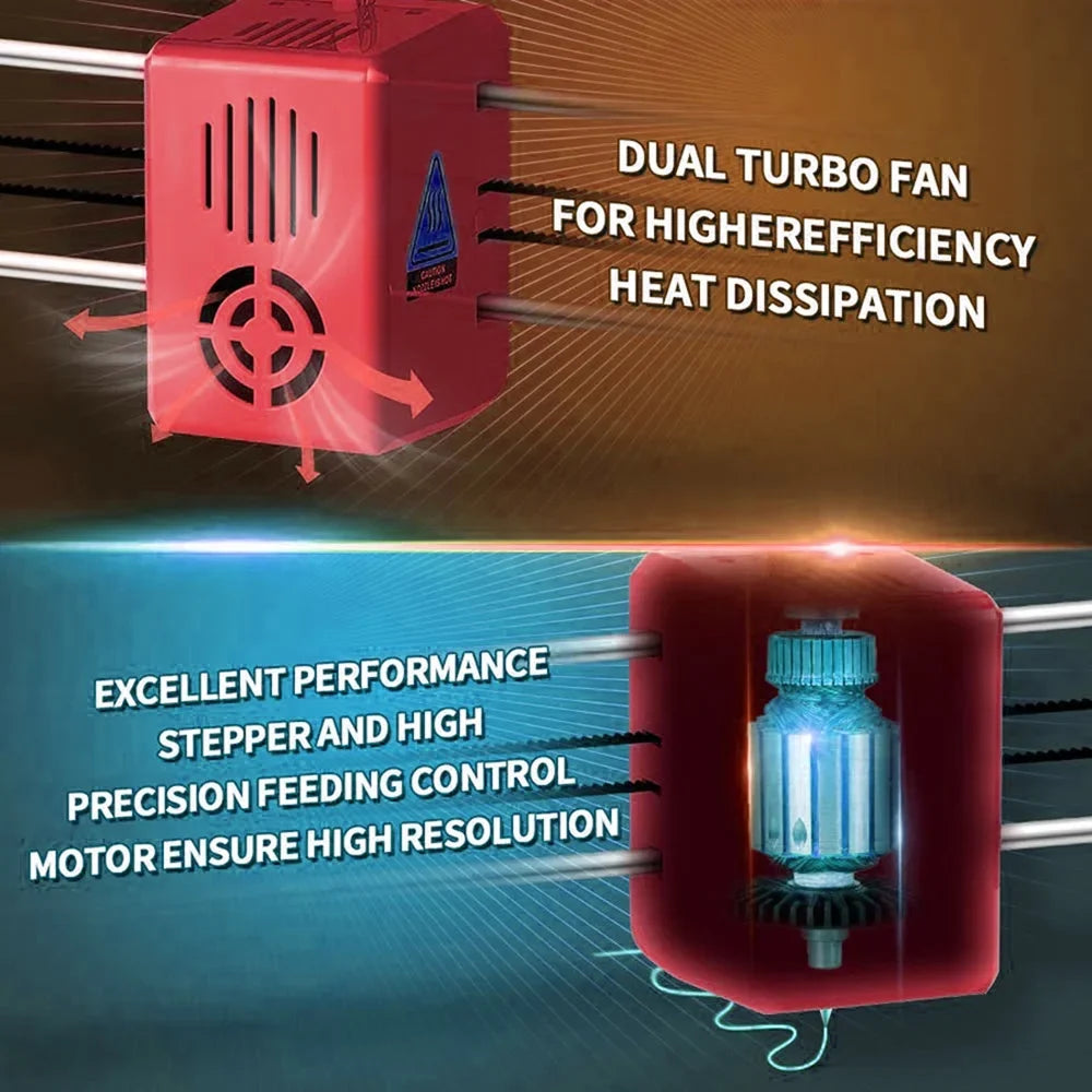 EasyThreed 3D printer,Comes Print Size Removable 100x100x100mm/4x4x4inches K6 Plus Size Removable  3D Printer Hine 100x100x100mm Print Printer Kids 3D-Printer Kids 3D-Printer 3D   Printers