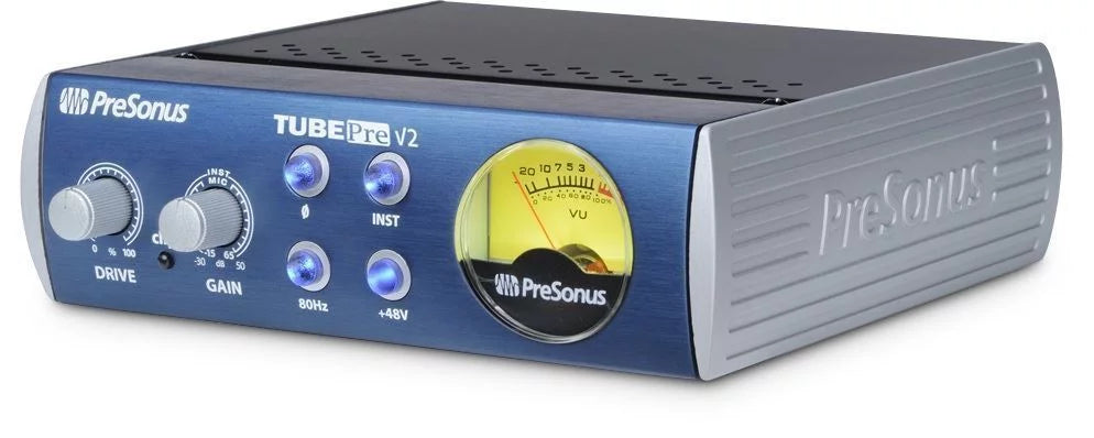 PreSonus TubePre V2 Vacuum Tube Preamp/ Direct Box and (2) 6'  Cables
