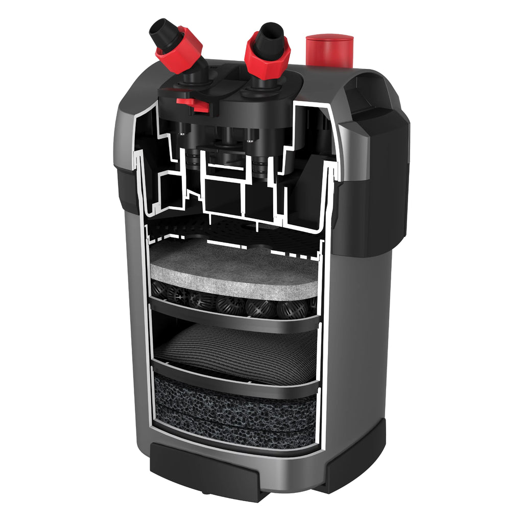 Marineland Magniflow Canister Filter 220  for Aquariums, Easy Maintenance