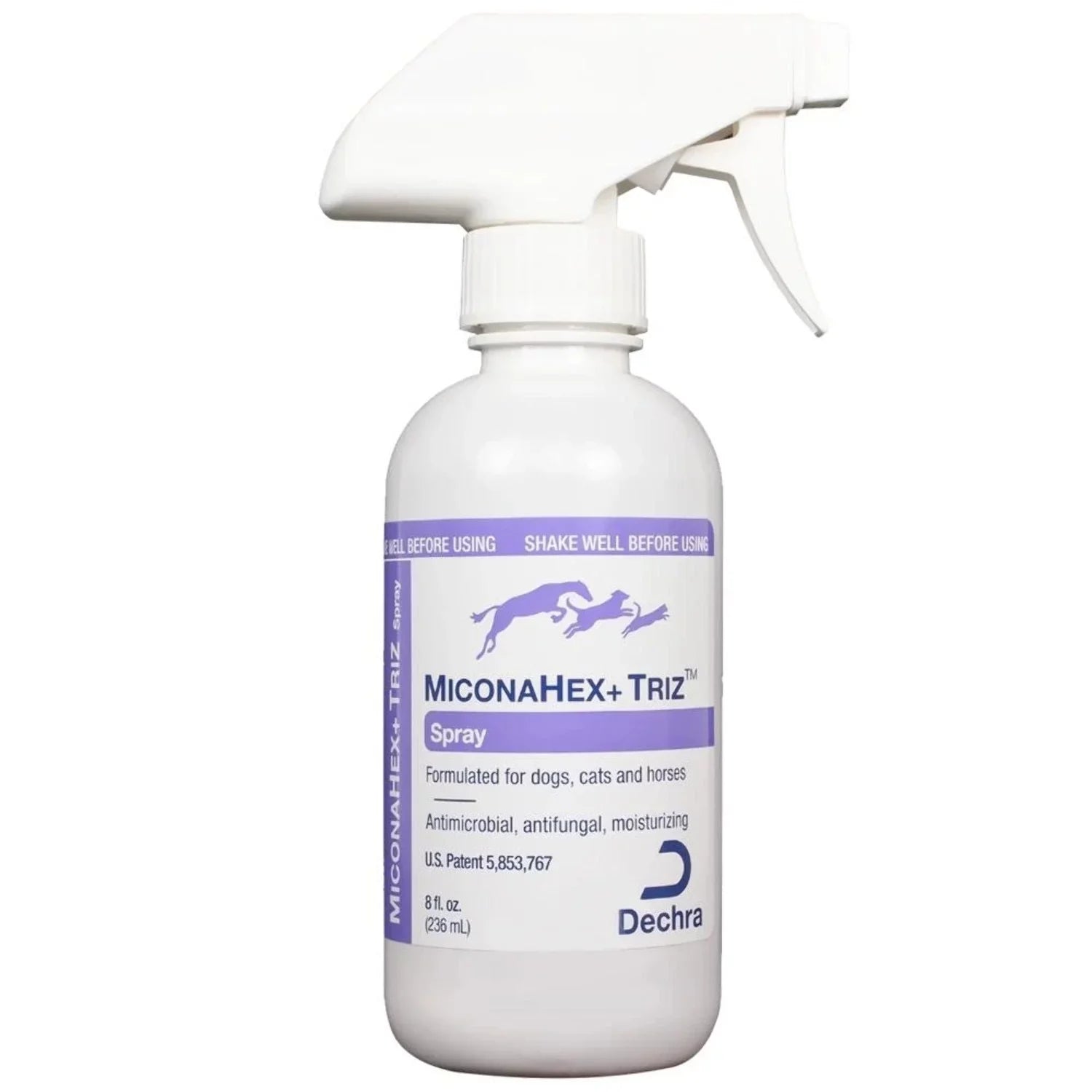 MiconaHex+Triz Spray Skin Infections In Dog Cat  Horses 8 oz.