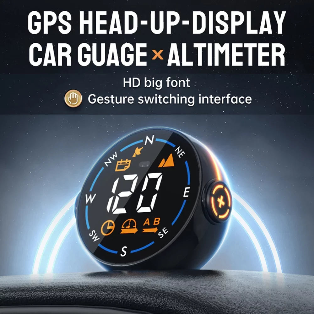 Moobody H600G Car Speedometer Head Up Display: Accurate  System with Digital Speed and Altitude Meter