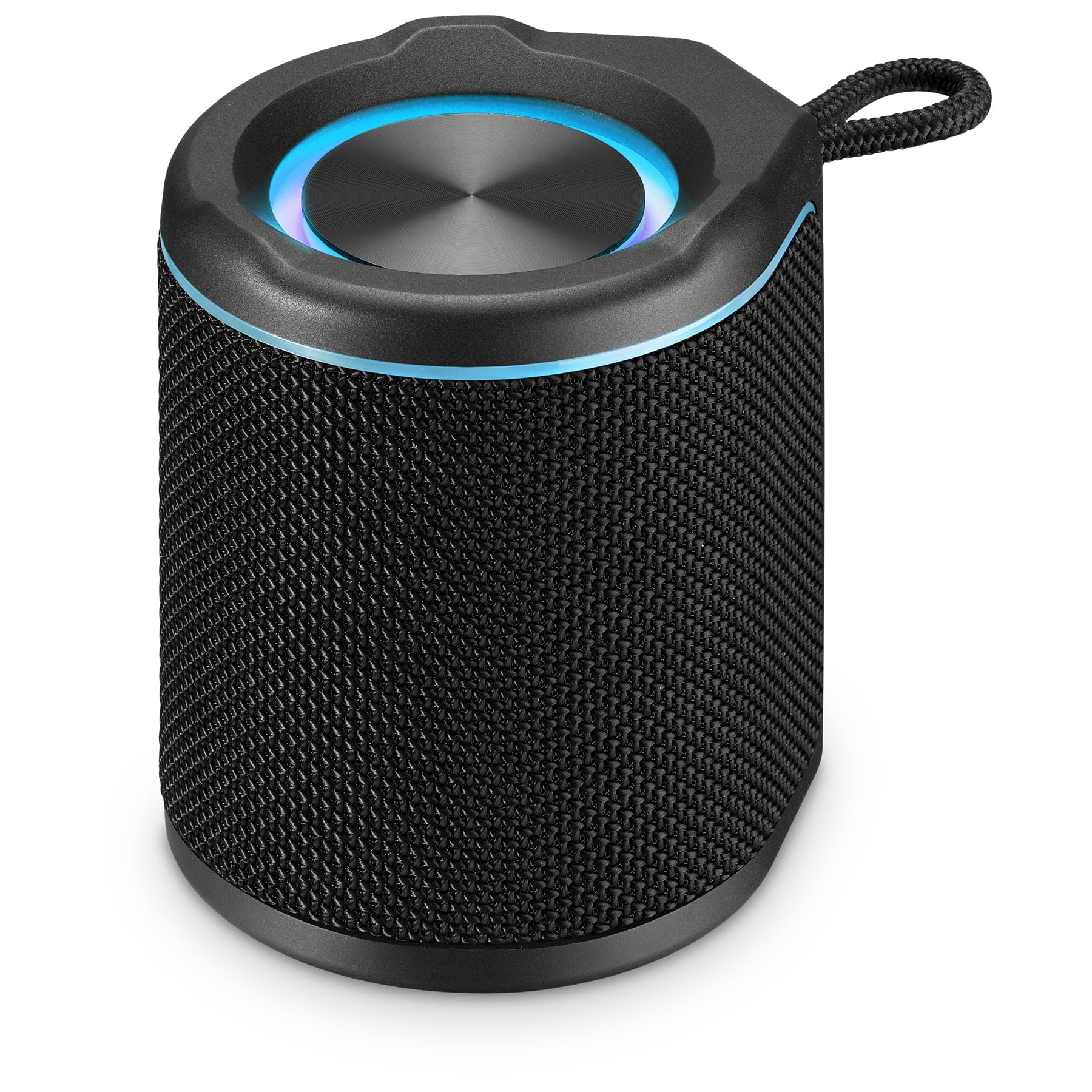 iLive Light up Bluetooth Wireless Waterproof Fabric Speaker, ISBW103B, Black