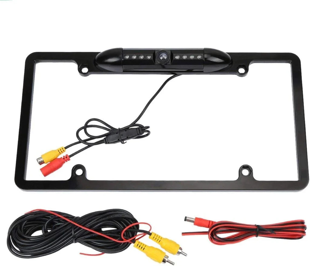 Backup Camera Rearview License Plate Frame for  KWV230BT -V230BT Black