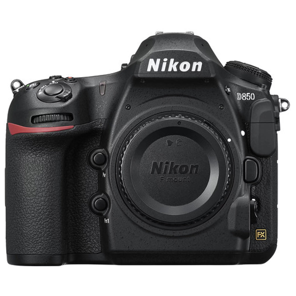 Nikon D850  Camera 45.7  Body No Lens- 64GB Extreme Speed Card,  Always on Light, Tripod,Gripod, Case, and More 30pc Video Bundle