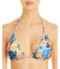 Shoshanna Fiesta Floral Triangle Bikini Top, Multi, A/B