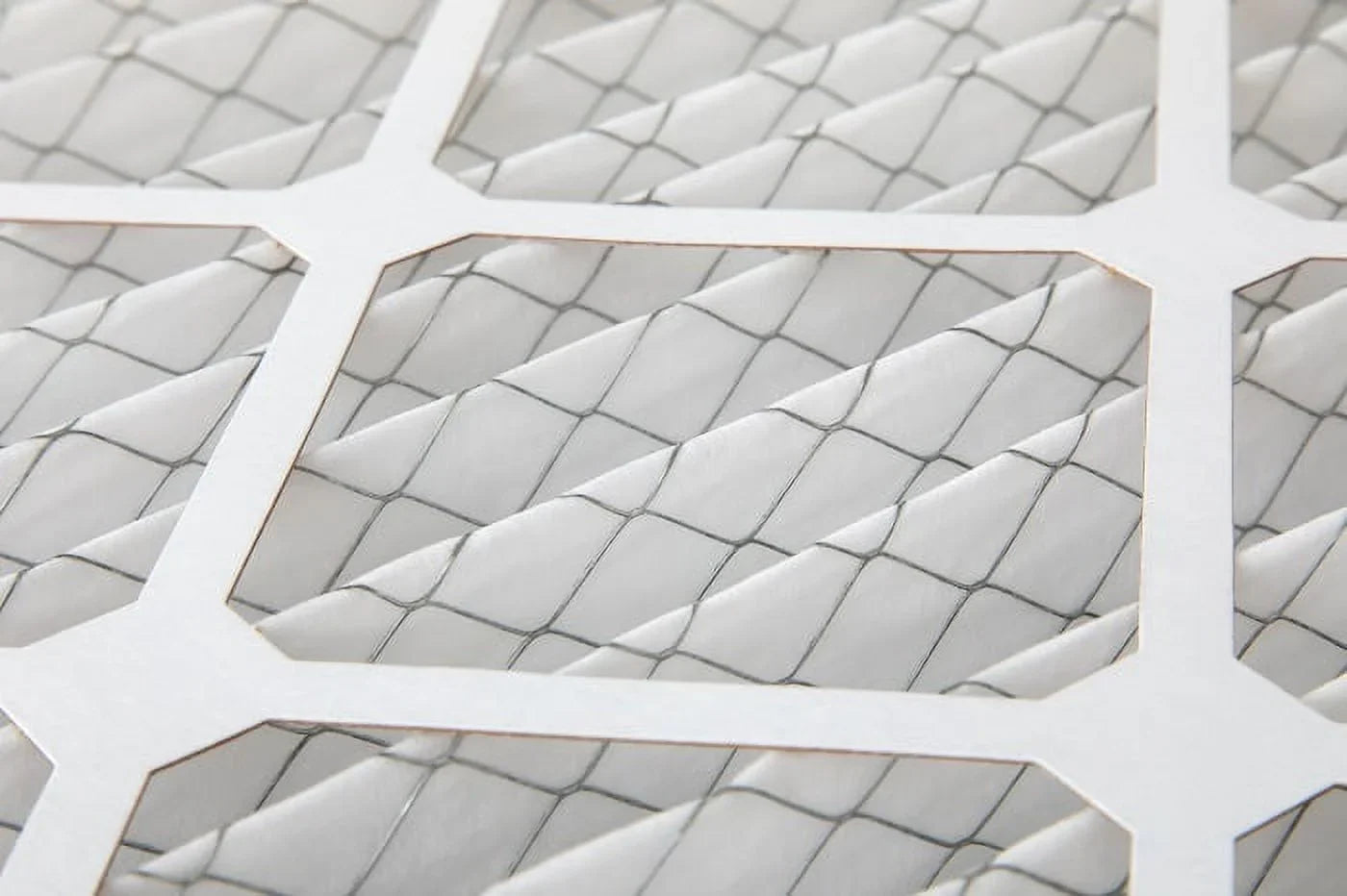 6 Pack of 12x24x1  10 Pleated Air Filters by Glasfloss. Actual Size: 11-3/8 x 23-3/8 x 7/8
