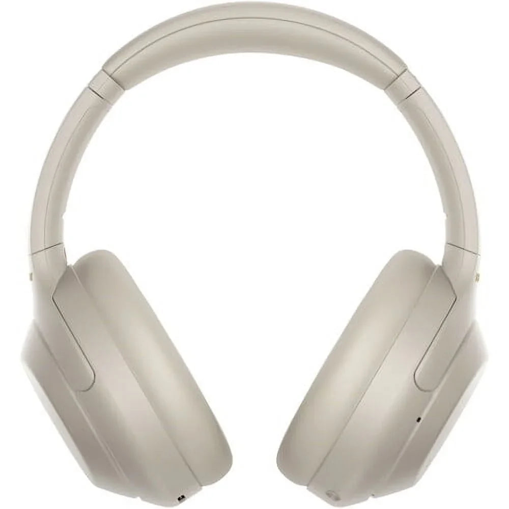 Sony -1000XM4 Wireless Noise-Canceling Over-Ear Headphones (Silver) +pixicloth