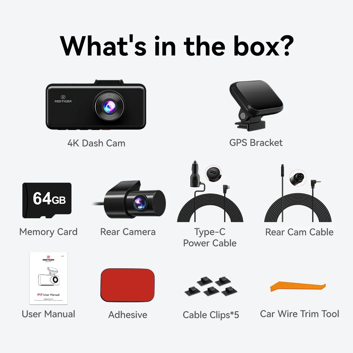 Dash Cam 3 Channel, DashCam Front and Rear with 5G WiFi , Dash Camera Three Way with 3 inch  Screen Free 64GB Card, Triple Car Camera with  Night Vision, Vehicle