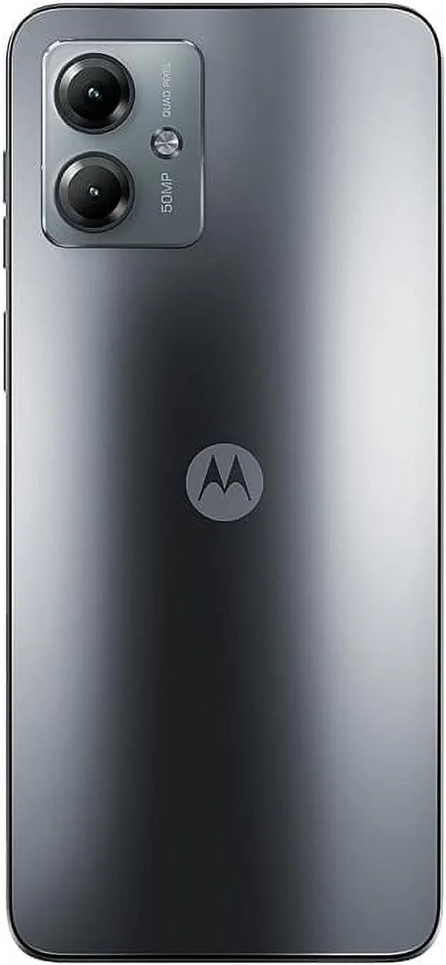 Motorola Moto G14 Dual  (2023) 4G  (4/128GB) 6.5"   Display | Android 13 | 50MP Rear Camera | 5000mAh Battery | International Model - (Steel Gray)