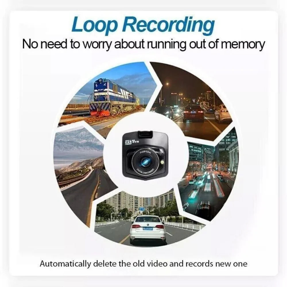 2.4'' Full  1080P Dash Cam Car  Front or Rear Camera Night Vision G-sensor
