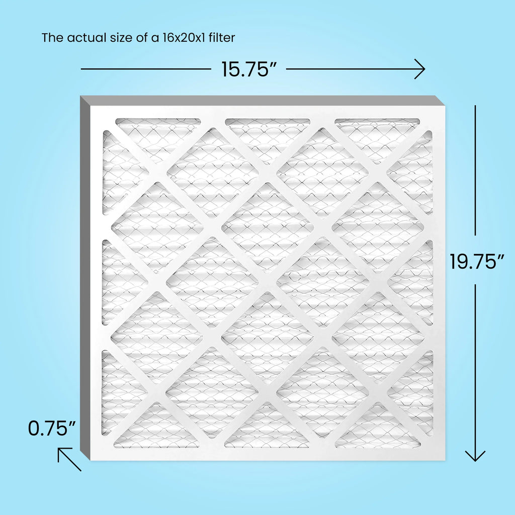 Mint Air, 16x20x1 Air Filter  8, Pleated   Furnace Filters (6 Pack)