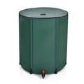 Rain Barrel Water Collector Collapsible Tank W/ Spigot Filter 53 Gallon