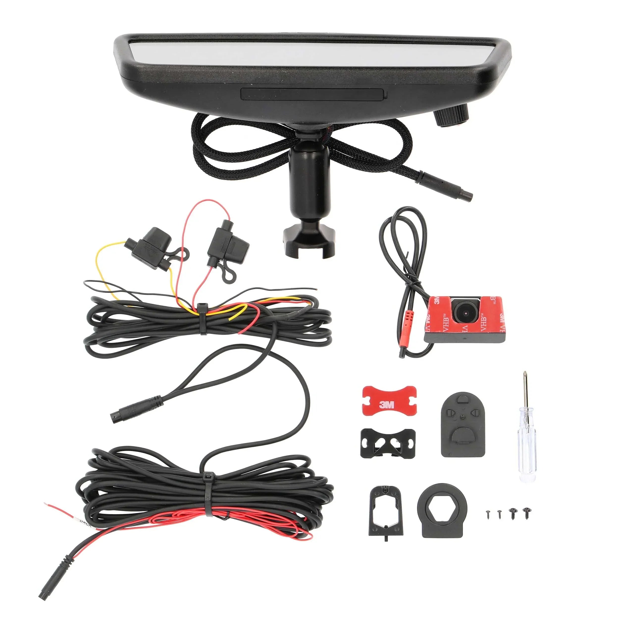 iBeam -LVM9 9" Live View Streaming Rearview Mirror 1080P Front & Rear 1280×320