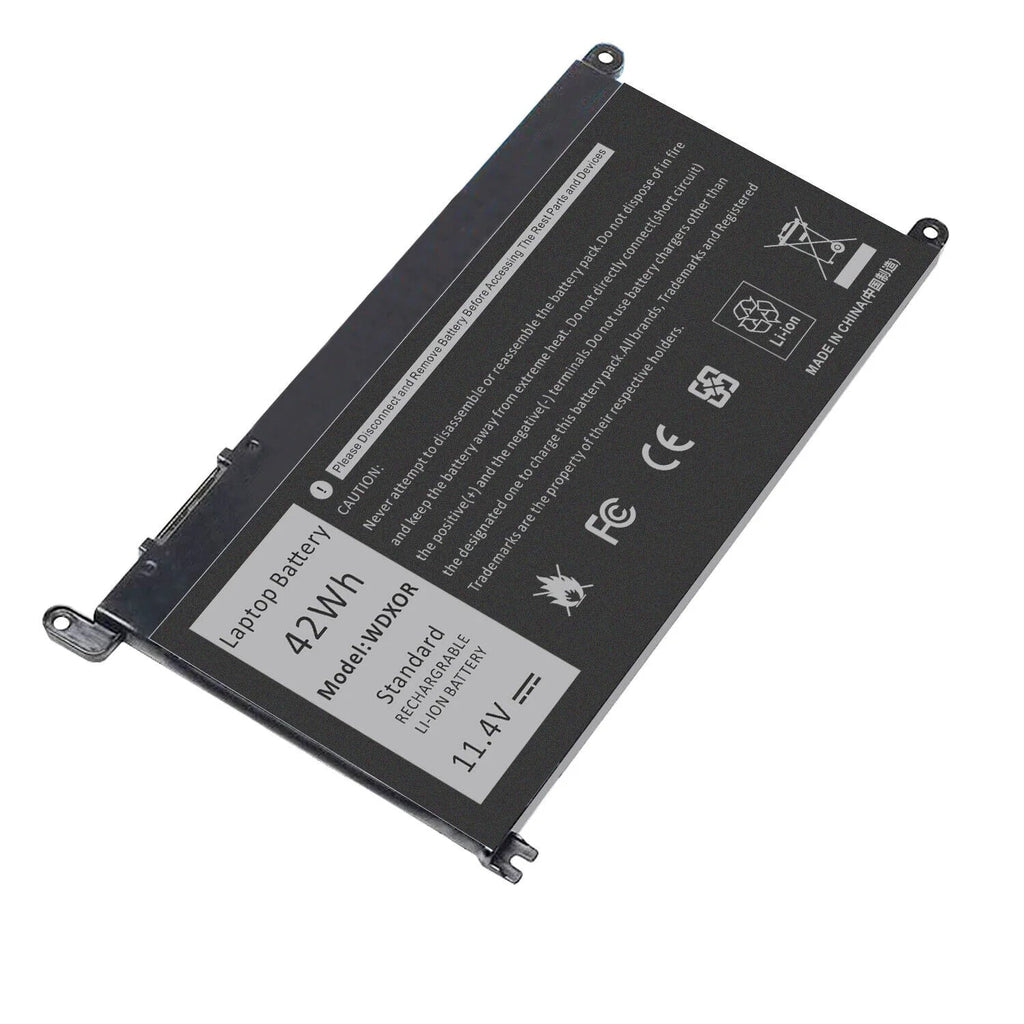 3-Cell 42Wh  WDX0R Battery for Dell Latitude 3180 3190 3300 3379 3380 3390