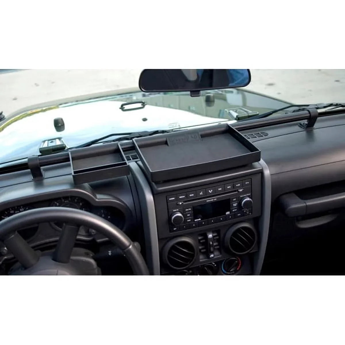 Rugged Ridge by RealTruck | Dash Organizer Tray | 13551.10 | Compatible with 2007-2010 Jeep Wrangler