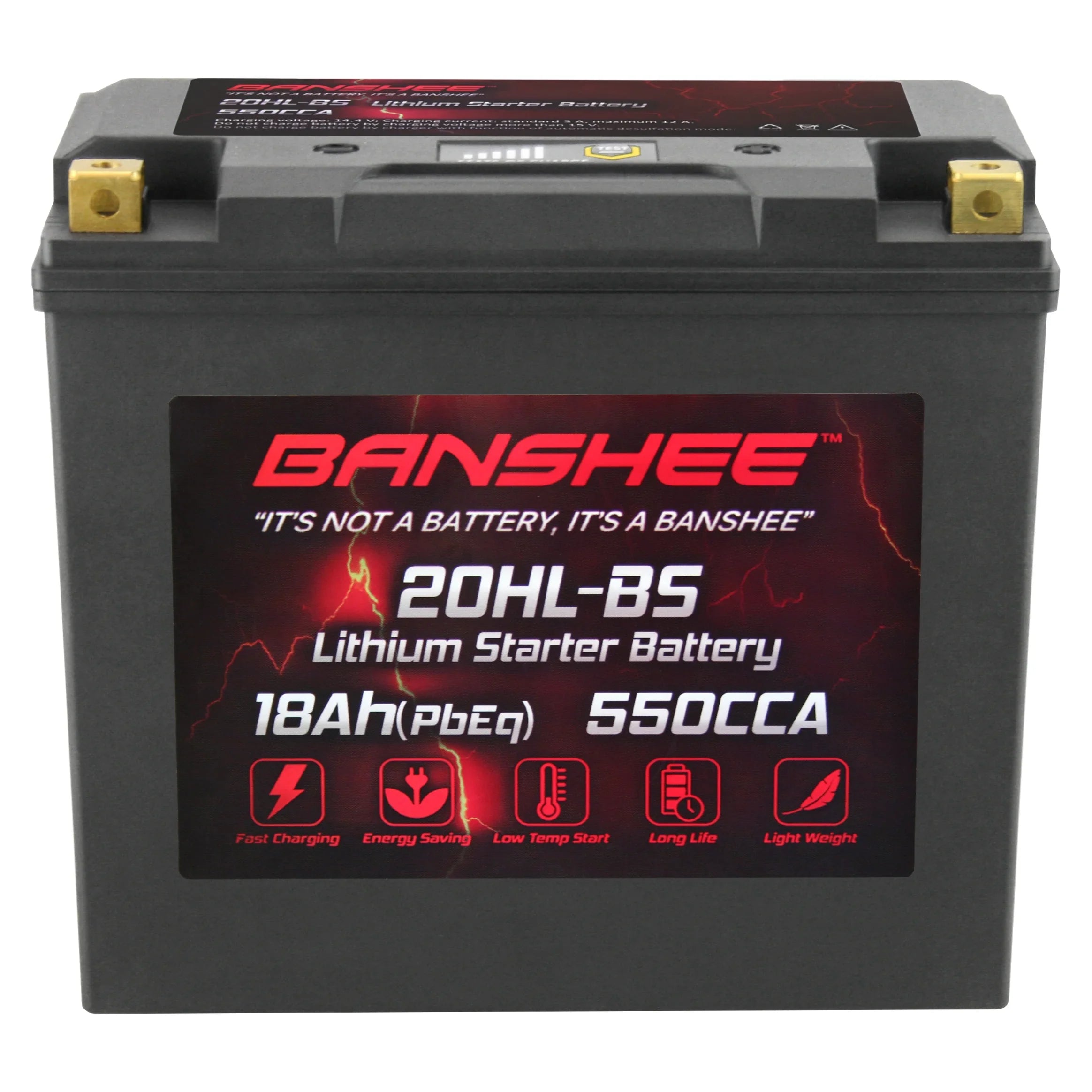 Banshee 20L- LiFePO4 Motorsports Battery Compatible with Yamaha FC1800B WaveRunner  Limited  2017 to 2020