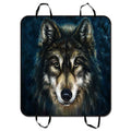 Brave Black Wolf Pet Car Seat Cover Dog Car Seat Mat Hammock Cargo Mat Trunk Mat For Cars Trucks and  54x60 inches