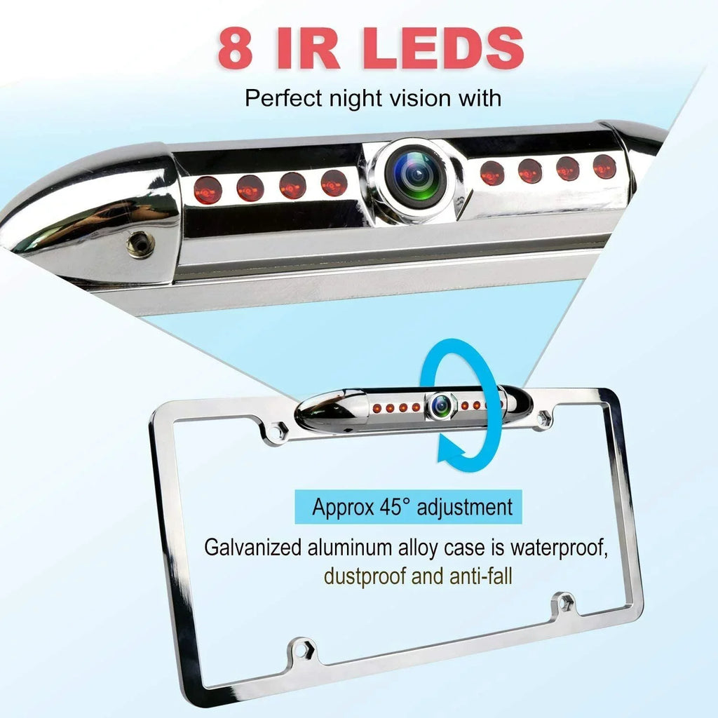 Silver Color Rear View Camera W/ Night Vision For  DDX26BT -26BT DDX25BT -25BT DDX24BT -NT500HDT