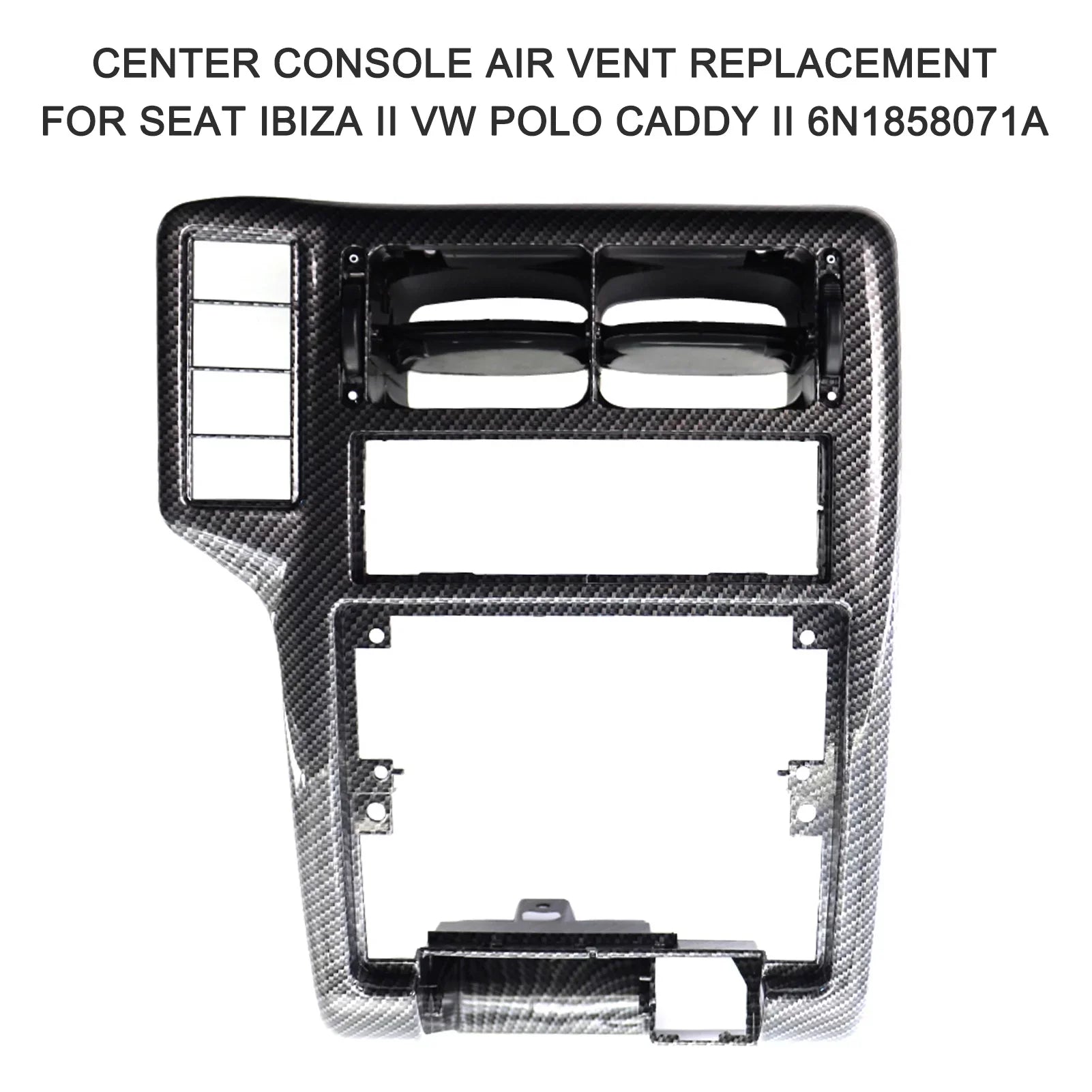 Aibecy Center Console Air Vent Replacement for Seat Ibiza  Caddy  6N1858071A