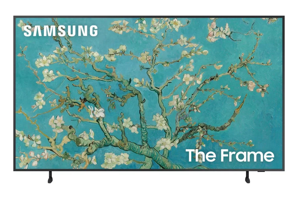50-Inch Class  The Frame Series - Quantum  Smart  with a Samsung -SCFA50WTB 50" The Frame Customizable Bezel - Modern White (2022)