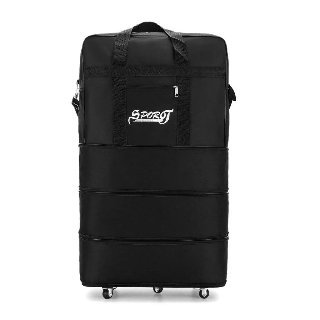 Festnight Expandable Foldable Suitcase Collapsible Rolling Travel Luggage Bag for Men Women
