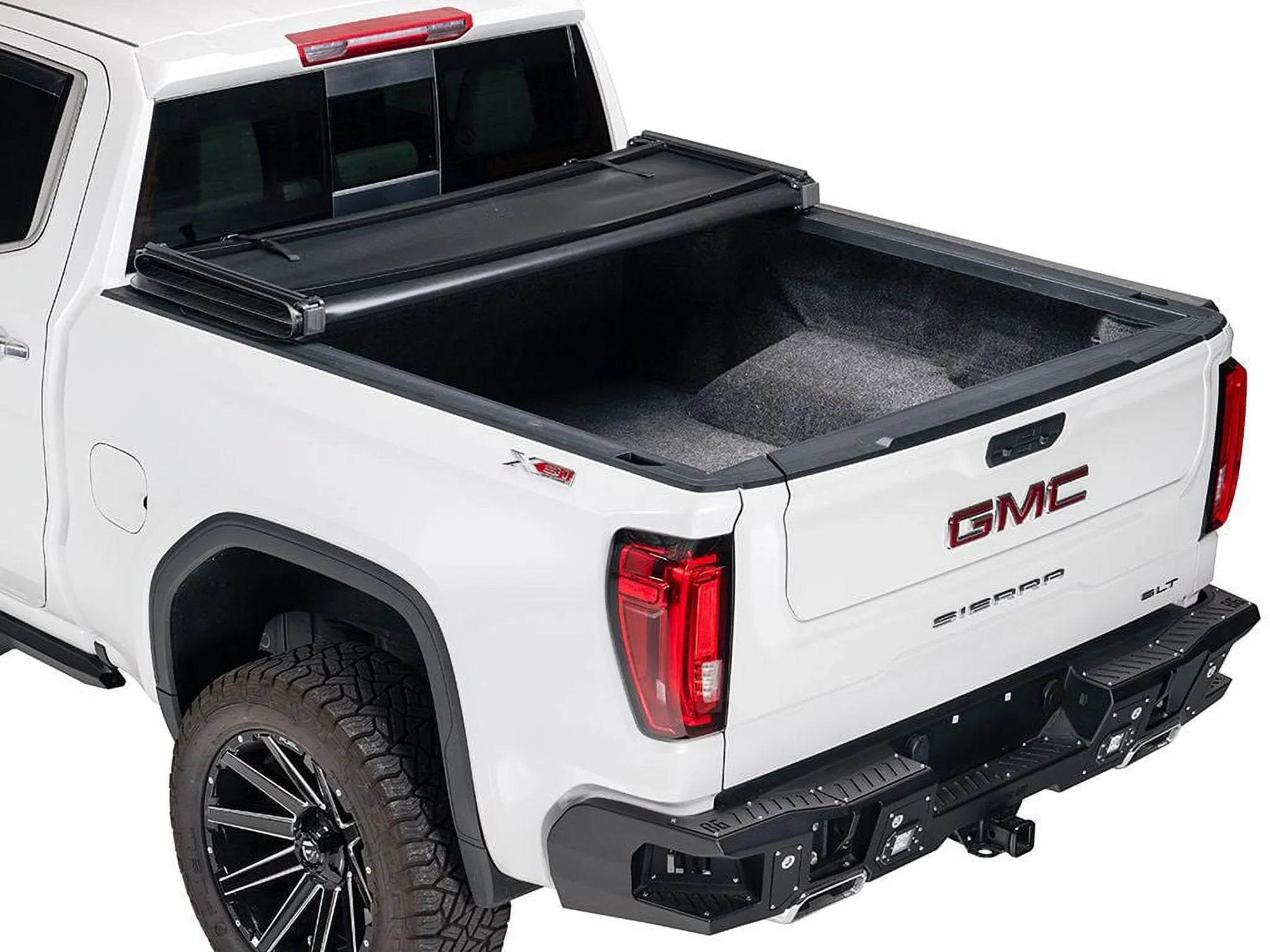 Gator by RealTruck  Tri-Fold Tonneau Cover Compatible with 2022-2024 Toyota Tundra 6'7" Bed w/ Deck Rail System