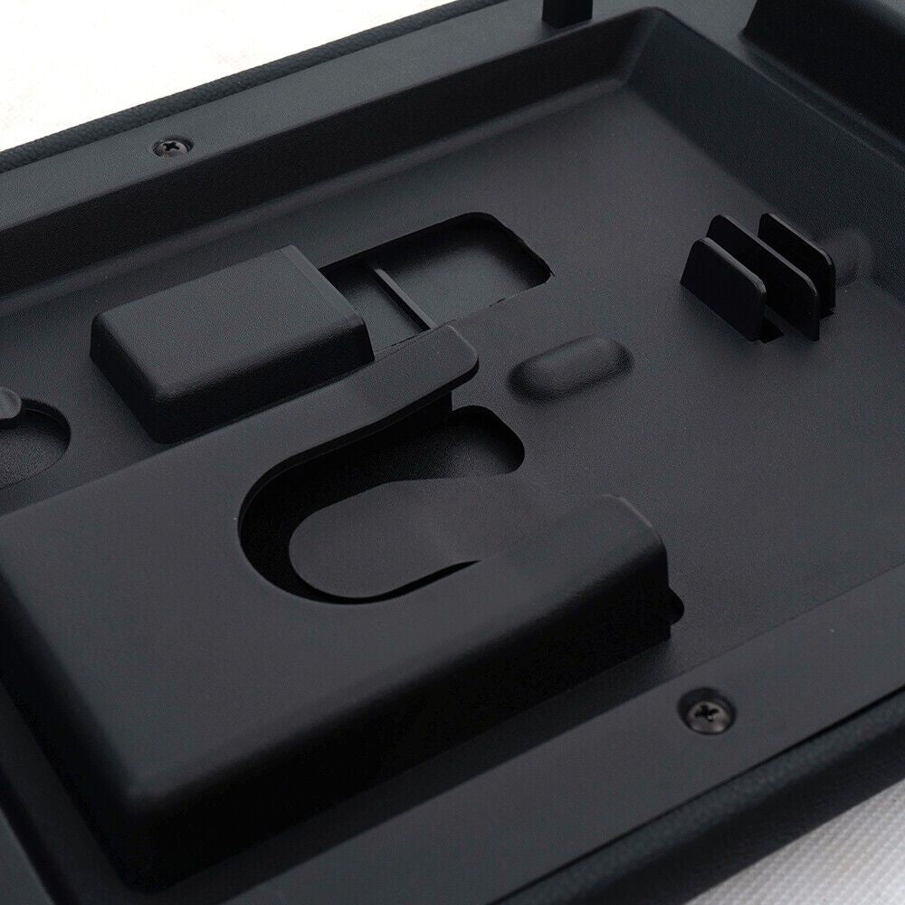 Teledu Center Console Arm Rest Lid Cover Fit For F150 2009-2014 Ford F-150 Black New