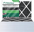 Filterbuy 24x30x1  8 Odor Eliminator Pleated   Furnace Air Filters with Activated Carbon (12-Pack)