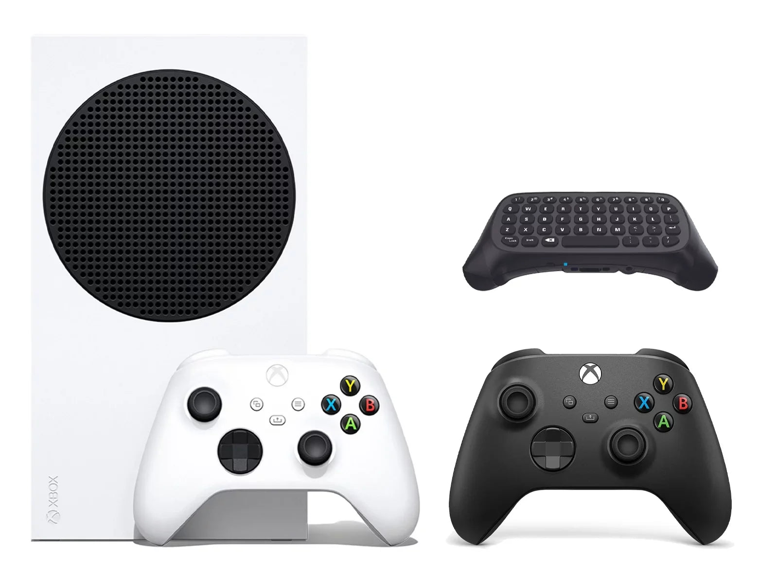 Microsoft Xbox Series S 512GB All-Digital Console with Extra Carbon Black Controller and Wireless Controller Keypad