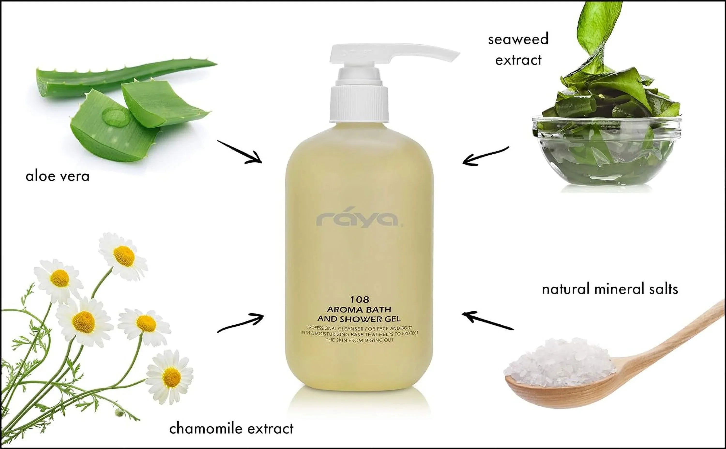 Aroma Bath And Shower Gel 16 Oz (108) | Gentle And Moisturizing Body Cleanser | Great For All Skin