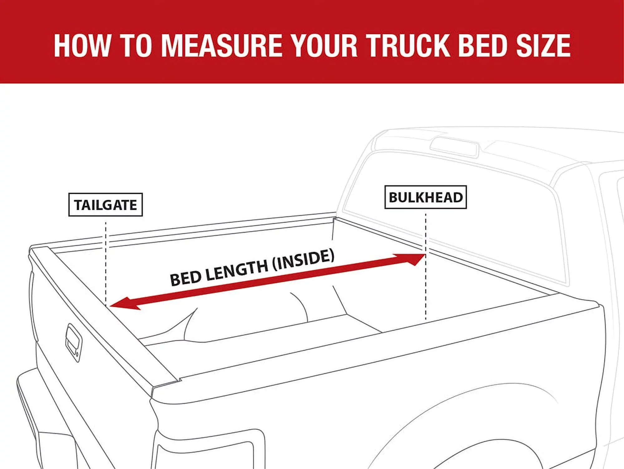 MaxMate Soft Tri-fold Truck Bed Tonneau Cover Compatible with 2017-2024 Honda Ridgeline | 5'4" (64") Bed | TCH371065