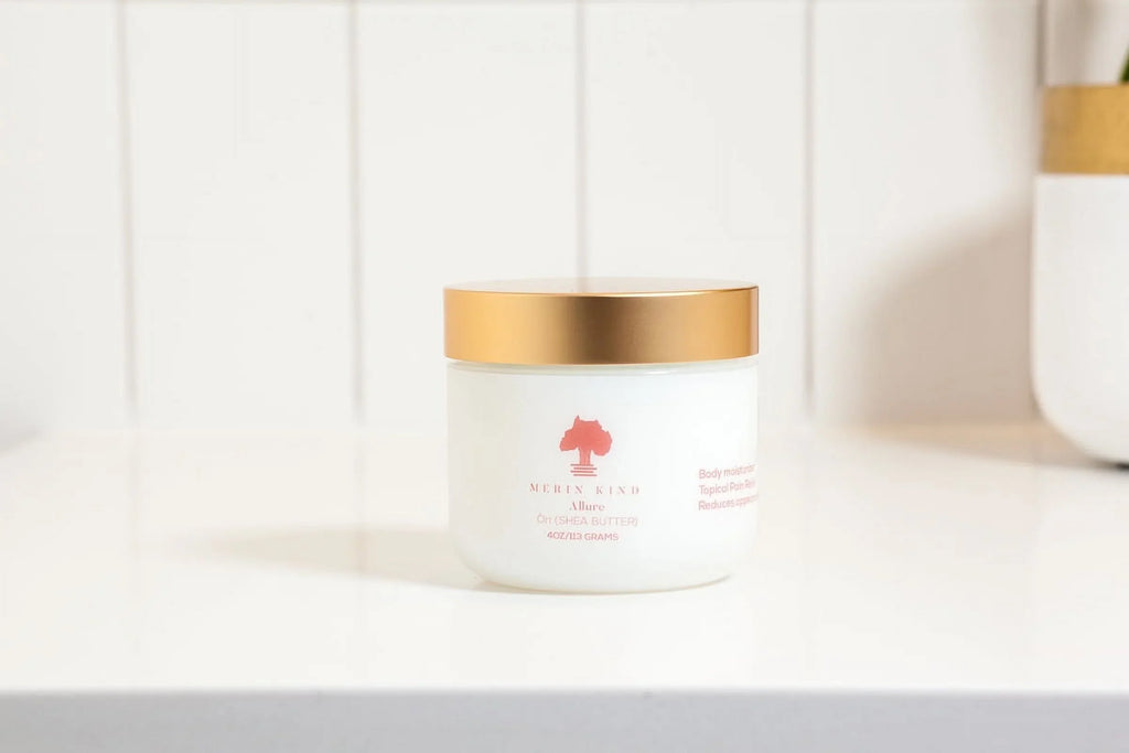 Merin Kind  Whipped Shea Body Butter -Skin and Hair (Blue Tansy Vanilla Orange, 8oz.)