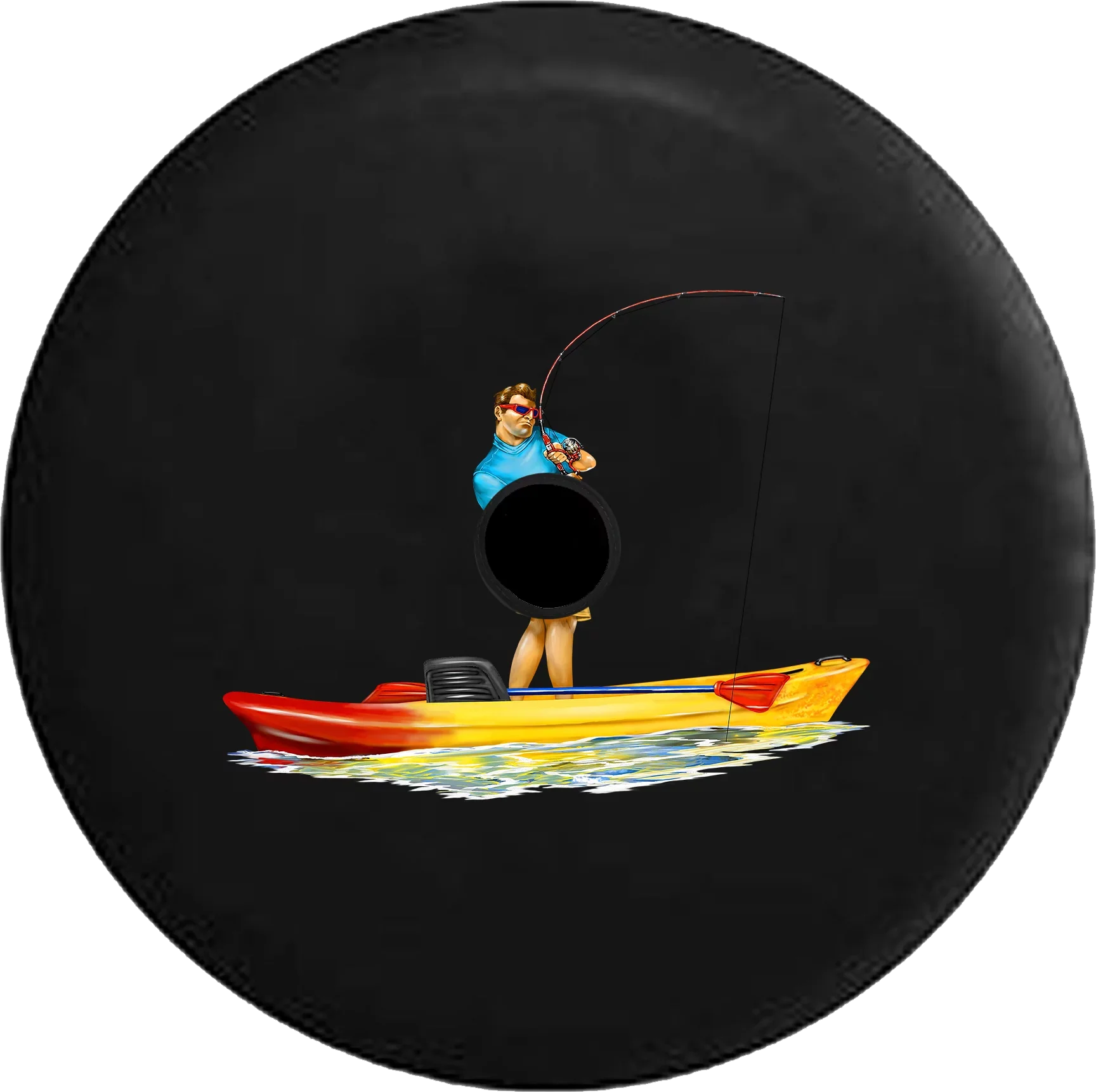 2018 2019 Wrangler  Backup Camera Fishing Boat Casting Reeling Spare Tire Cover for Jeep  32 Inch