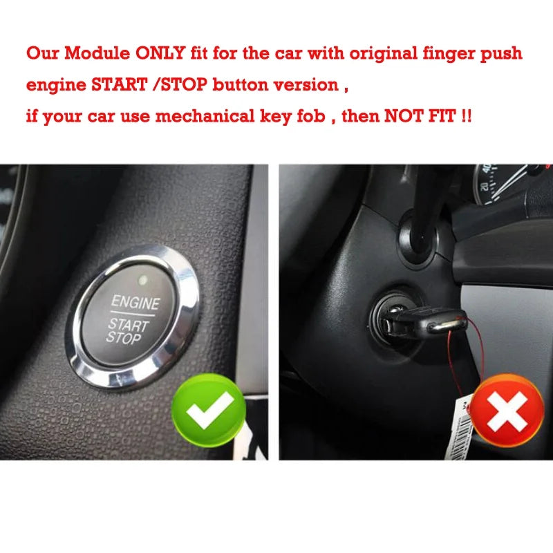 Car Remote Engine Start System Module For Ford Ranger 2016-2020 Plug and Play