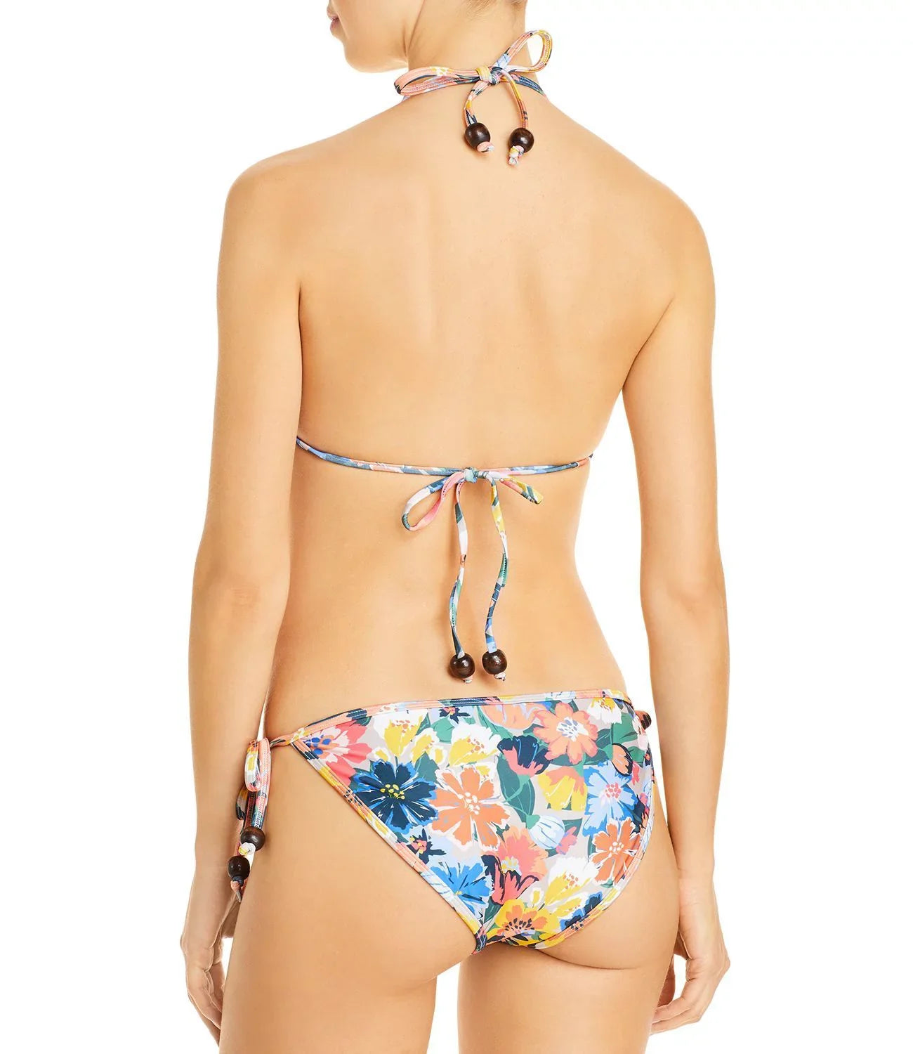 Shoshanna Fiesta Floral Triangle Bikini Top, Multi, A/B