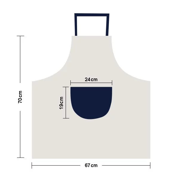 Ramphastos Toco Bird Tropical Apron Adjustable Bib Cotton Linen  Kitchen Pocket Pinafore