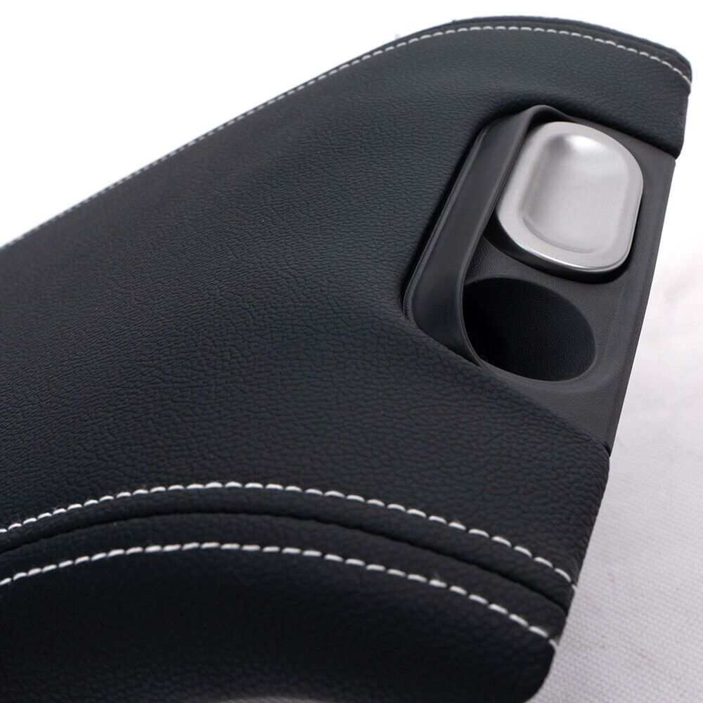 Teledu Center Console Arm Rest Lid Cover Fit For F150 2009-2014 Ford F-150 Black New